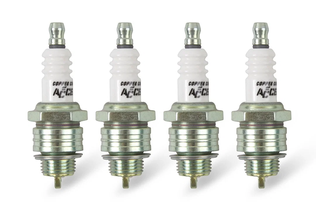 0437S-4 – ACCEL PLUGS Spark Plug, Resistor Copper Electrode Core Material Copper Electrode Tip Material Shorty Plug S...